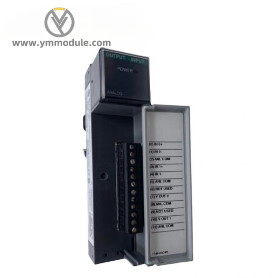 Allen Bradley 1746-NIO4V SLC 500 Analog Module: 2 Inputs & 2 Voltage Outputs, Precision Control for Industrial Automation