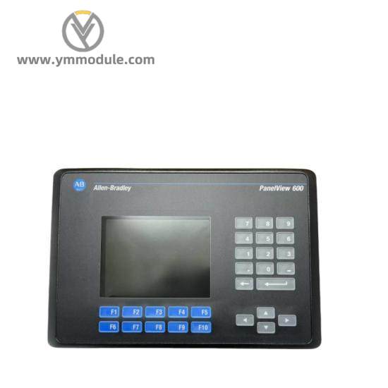 Allen-Bradley 2711-K6C16 PanelView 600 Color Keypad RS-232 (DF1) RS-232 Print AC