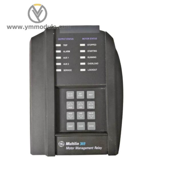 GE 369-HI-R-M-0-0 Motor Management Digital Relay - High-Performance Control for Medium-Sized Motors