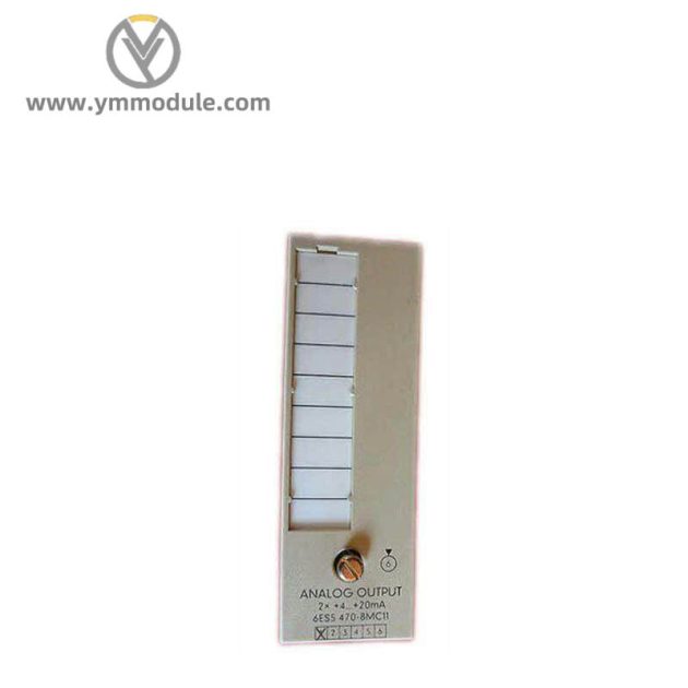 SIEMENS 6ES5470-8MC11 Analog Output Module: Precision Control for Industry