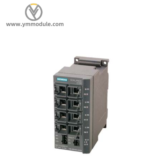 SIEMENS SCALANCE Managed IE Switch, Redundant Power Supply, 6GK5 108-0BA00-2AA3