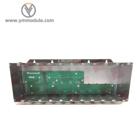 Honeywell 900R08R-0200 I/O Rack, 8 Slot, Red, Assembly