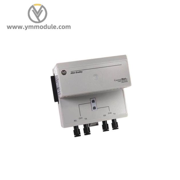Allen-Bradley 1786-RPFM Dual Fiber Optic Channel, ControlNet, Industrial Automation