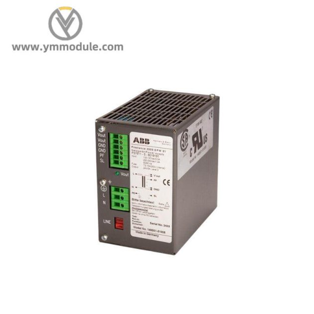ABB DPW01 Power Supply Module, High-Efficiency, Industrial Automation