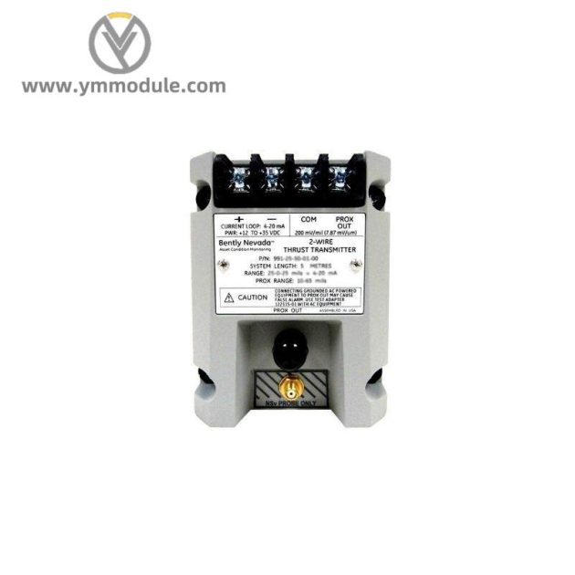Bently Nevada 991-25-50-01-00: Precision Thrust Transmitter for Industrial Control Systems