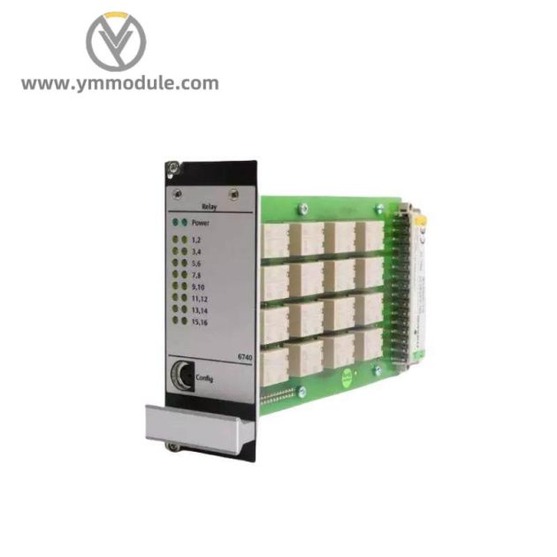 Emerson A6740 Relay Output Module for Industrial Control Systems