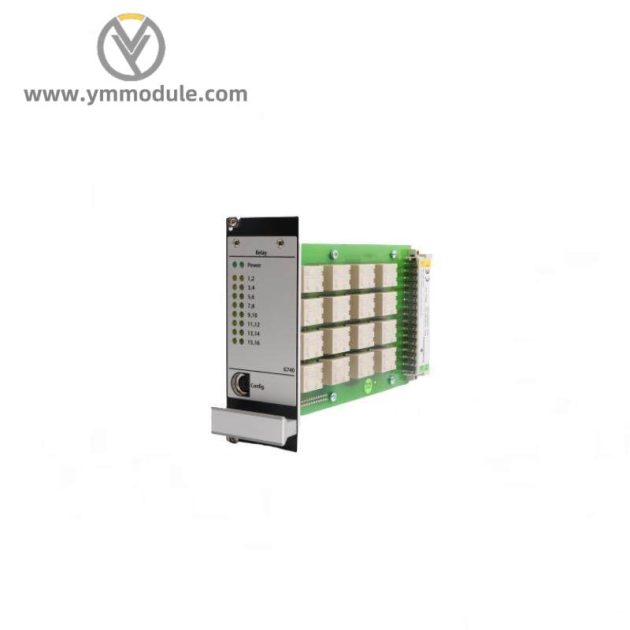 Emerson A6740 Relay Output Module for Industrial Control Systems
