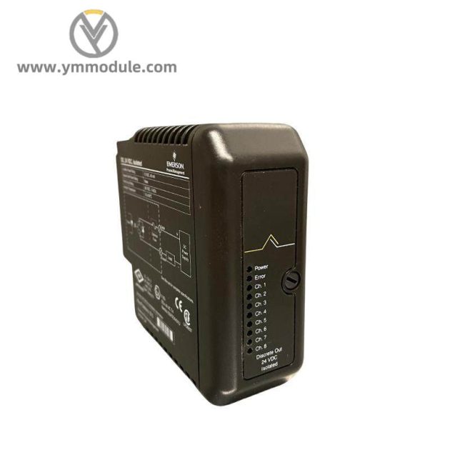 Emerson A6370DC Motor Control Module, Industrial Grade