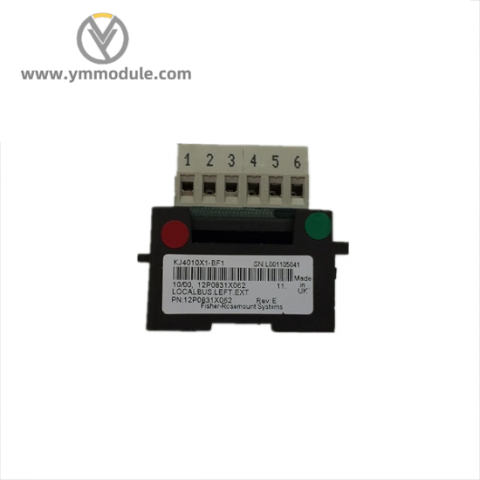 EMERSON KJ4010X1-BF1: LocalBus Left Extender for Advanced Industrial Control Systems