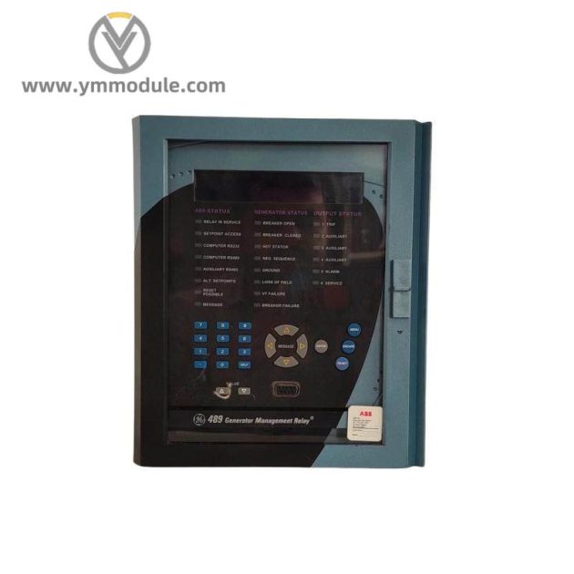 GE Multilin 489-P1-HI-A20-E-H Generator Management Relay, Industrial Control