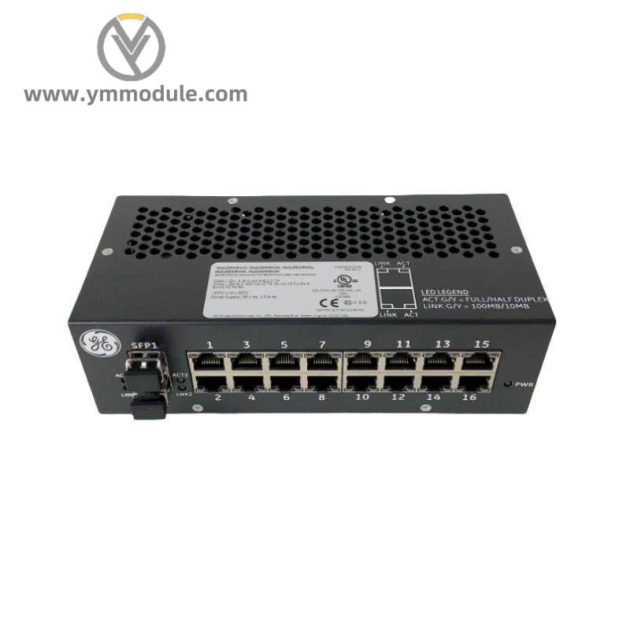 GE IS420ESWBH2A - Industrial Ethernet Switch for Mark VIe System