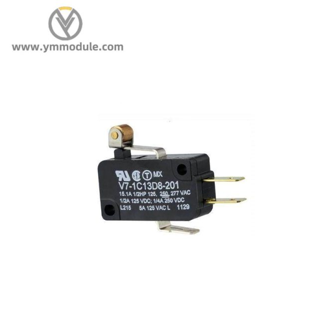 Honeywell V7-1C13D8-201 SPDT Roller Lever Microswitch 15 A, V7 Series - Advanced Control for Industrial Applications