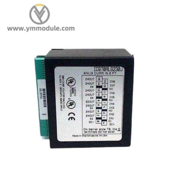 GE IC670ALG230 Analog Input Current 8 Channel PLC Module