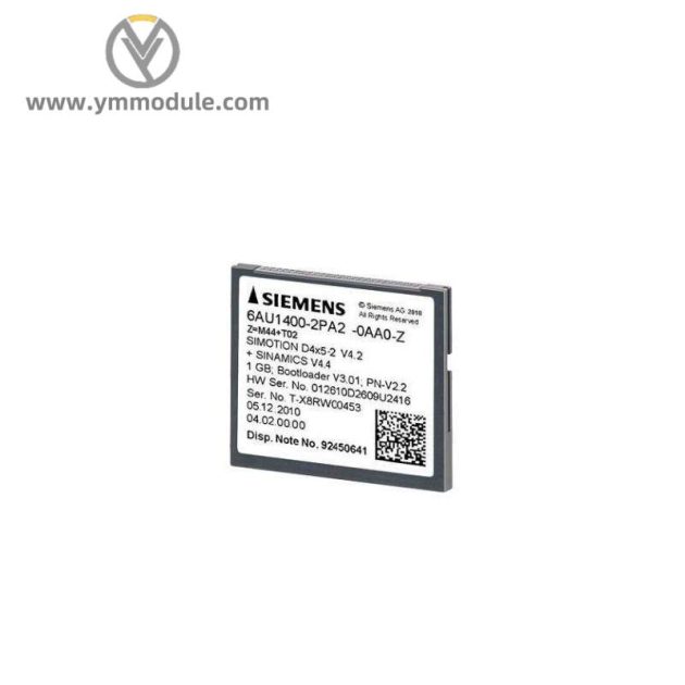 SIEMENS 6AU1400-2PA02-0AA0 | 1GB Compact Flash Card for Industrial Automation