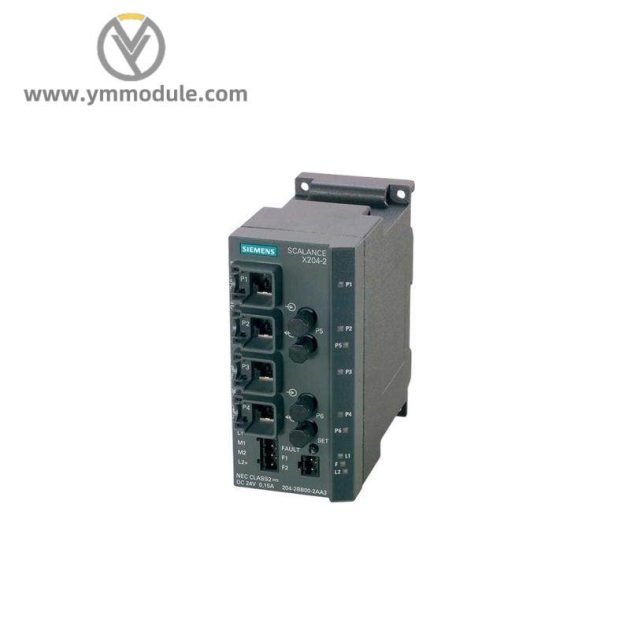SIEMENS SCALANCE X204-2 Managed IE Switch - 6GK5204-2BB10-2AA3, Control & Automation Solutions
