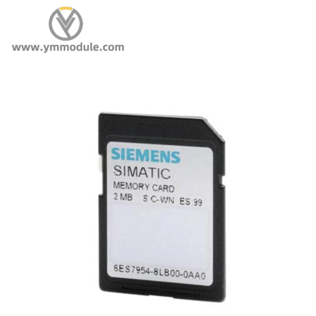 SIEMENS 6ES7954-8LB00-0AA0 Memory Card: Industrial Control, High Performance, Compact Design