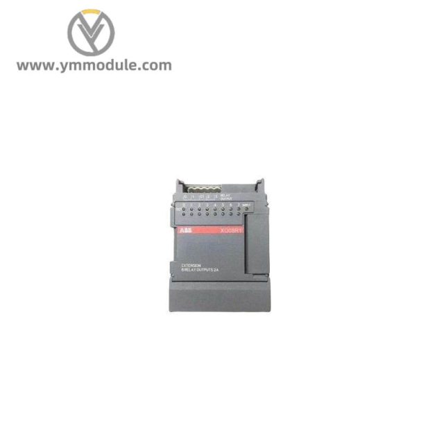 ABB XO08R2 Relay Output Extension Module for Industrial Control Systems