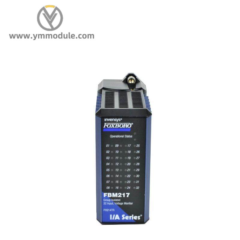 foxboro_fbm217_p0914tr_input_voltage_monitor.jpg Foxboro FBM217 P0914TR Input Voltage Monitor - Precise Measurement for Industrial Control Systems