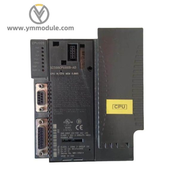 GE IC200CPU005: High-Performance Programmable Logic Controller Module