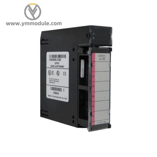 GE IC693MDL734D: Positive/Negative Logic Output Module for Industrial Control Systems