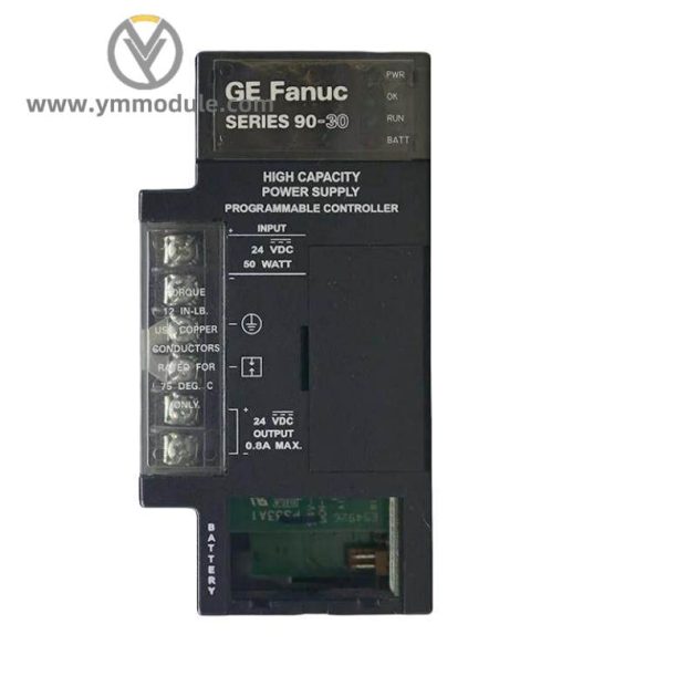 GE IC693PWR331 - High Capacity Power Supply Module, Optimized for Industry 4.0 Applications