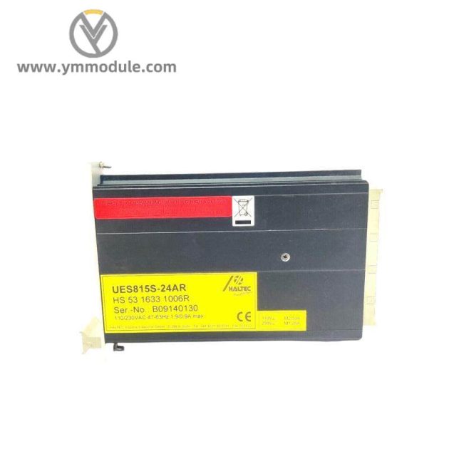 Emerson Epro UES815S Power Supply Module, Industrial Control Systems
