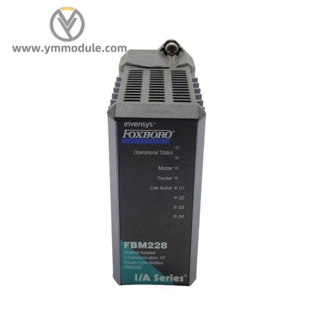 Foxboro FBM228 P0922QS: Fieldbus Module with 4 Ports, Precision & Reliability in Industrial Control