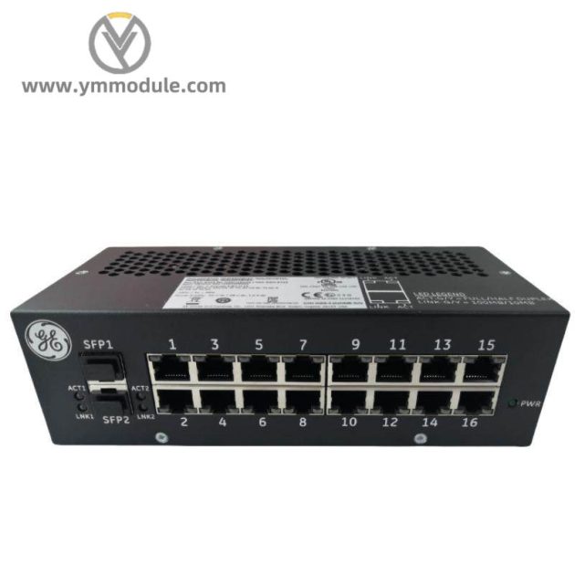GE IS420ESWBH1A: Industrial Ethernet Switch for Mark VIe Series
