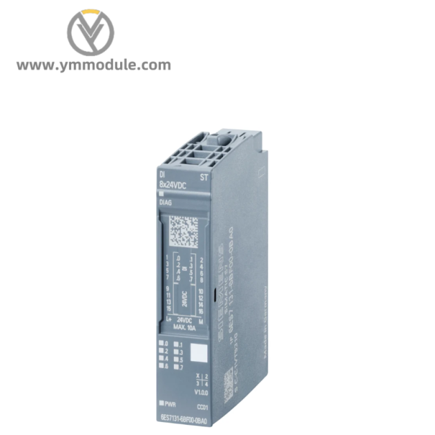 SIEMENS 6ES7131-6BF00-0CA0 Digital Input Module, Sink Input, 8 Channels