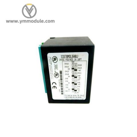 General Electric FANUC IC670MDL640J Input Module: Advanced Industrial Control Solution