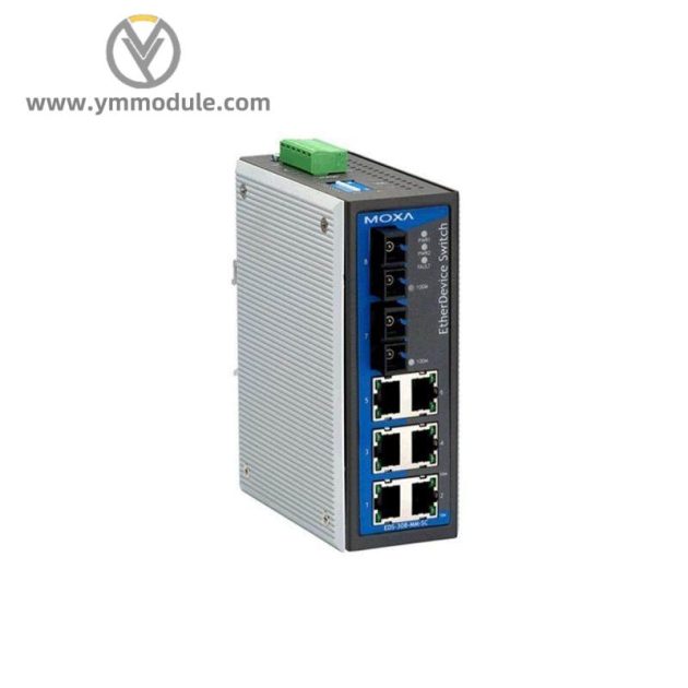 MOXA EDS-G308-2SFP Managed Gigabit Ethernet Switch, 8 Ports & 2 SFP Slots