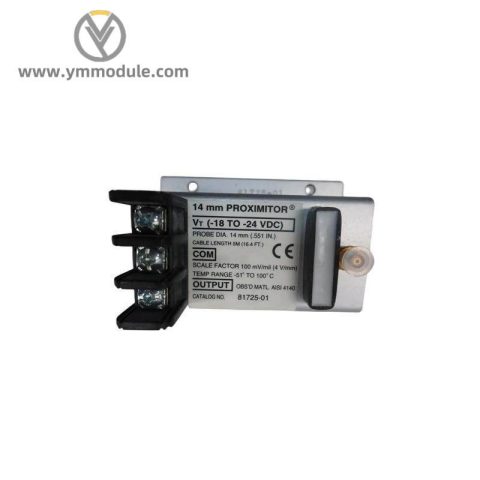 Bently Nevada 81725-02 PROXIMITOR SENSOR - Precision Control for Industrial Automation