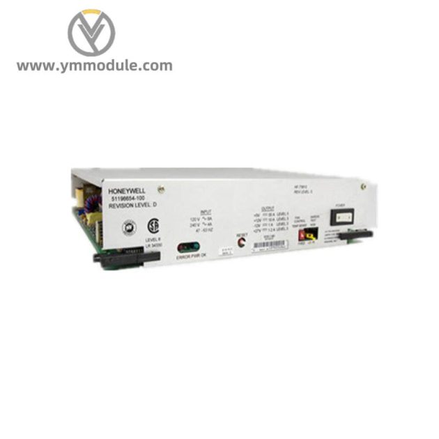 Honeywell 51196654-100 Power Supply, Industrial Control Component