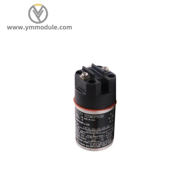 BENTLY NEVADA 74712-06-05-03-00: High Performance, High-Temperature Velocity Seismoprobe